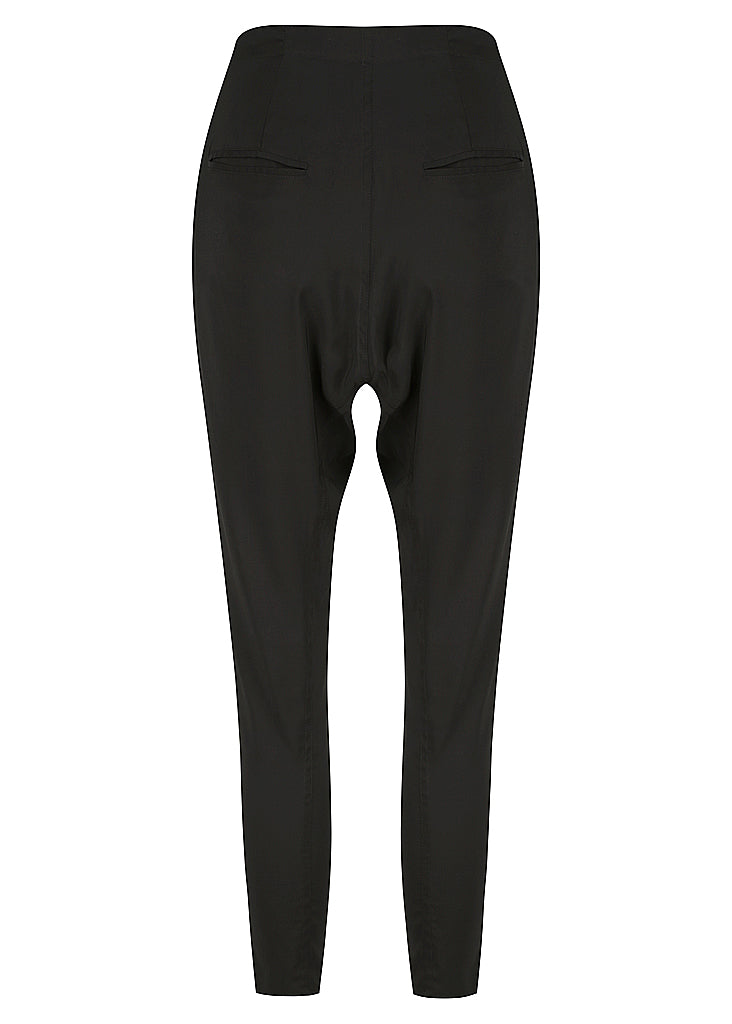 The Soft Harem Slouch Pant- Black - MADE IN MELBOURNE - BEST SELLER - SALE