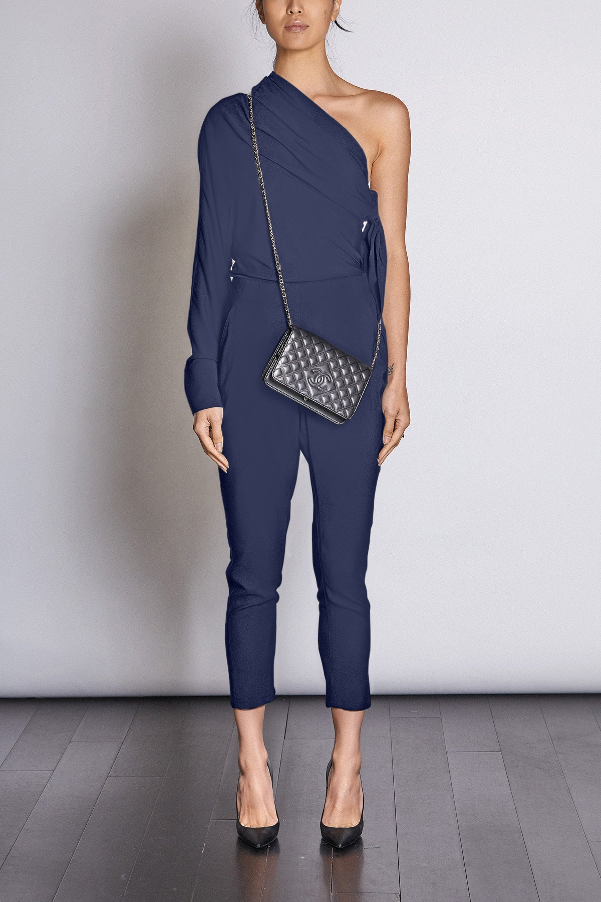 The Soft Harem Slouch Pant- Navy - MADE IN MELBOURNE - BEST SELLER - SALE