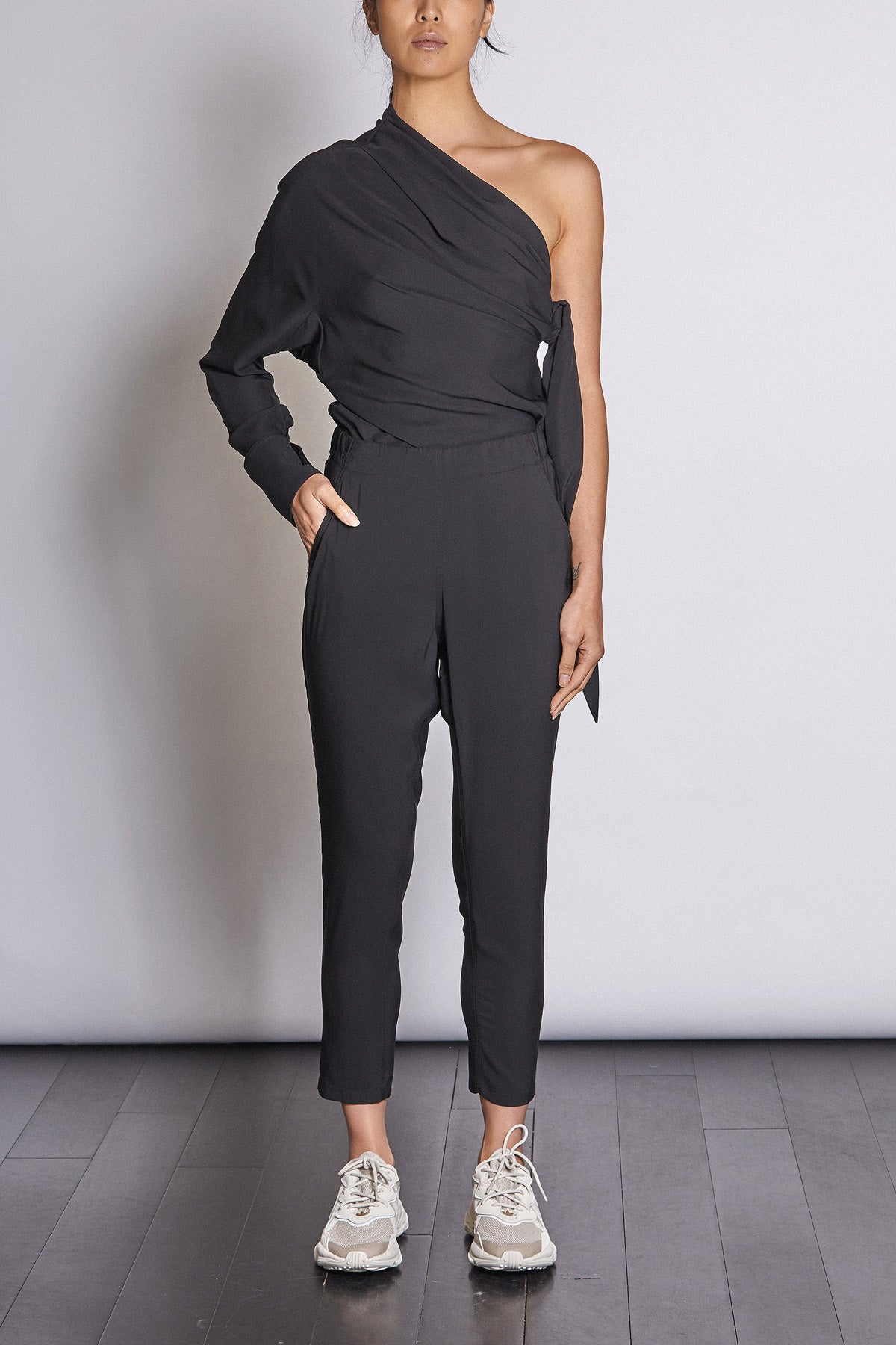 The Soft Harem Slouch Pant- Black - MADE IN MELBOURNE - BEST SELLER - SALE