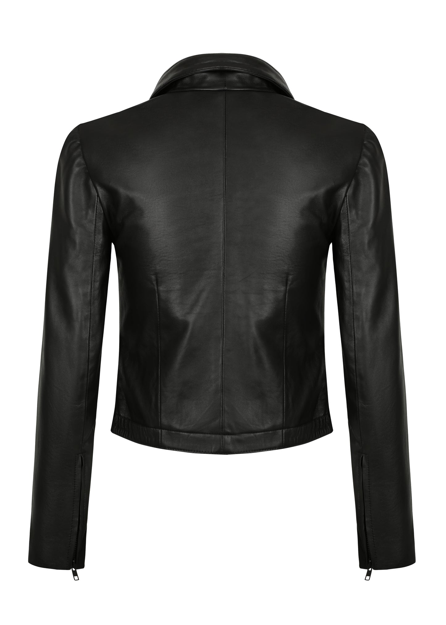 80s Leather Jacket - Matt Black - BEST SELLER - Designer's Choice