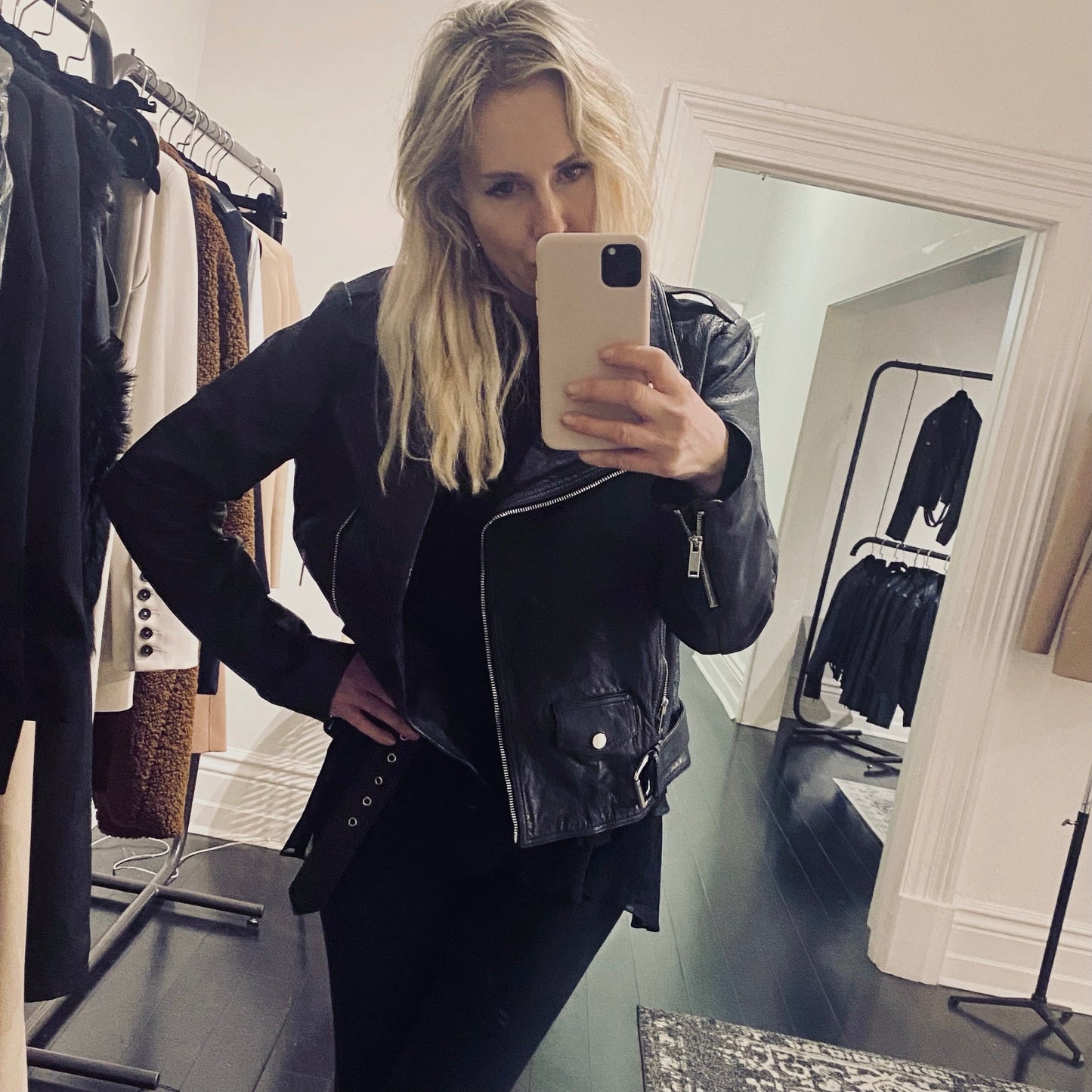 Adelle Boyfriend LEATHER Jacket - Black Leather - BEST SELLER