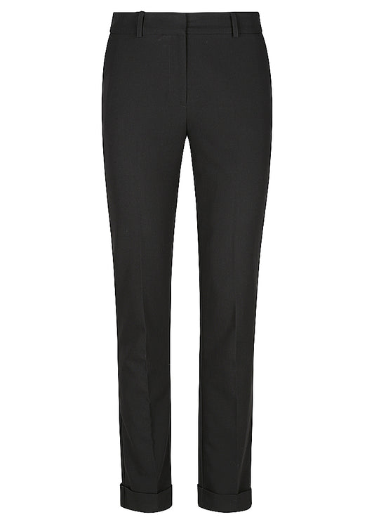 Tuxedo Trouser Slim Leg High Rise - Black - MADE IN MELBOURNE - BEST SELLER - SALE