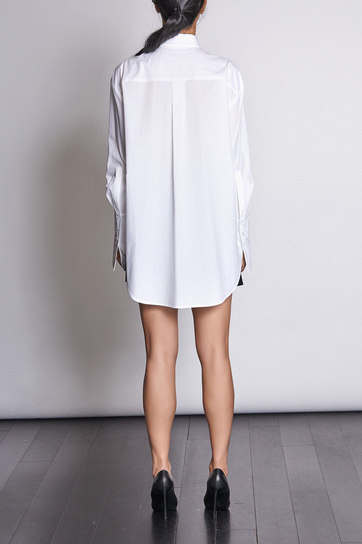 Le Boyfriend Oversized Shirt - White - Made in Australia