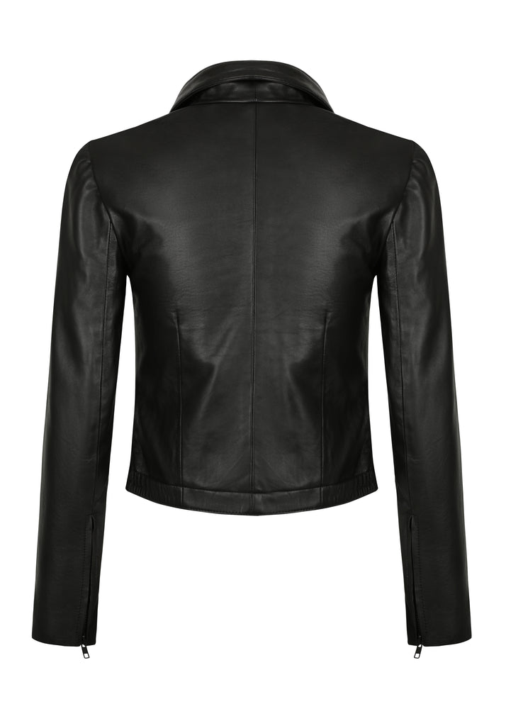 80s Leather Jacket - Matt Black - BEST SELLER - PRE-ORDER