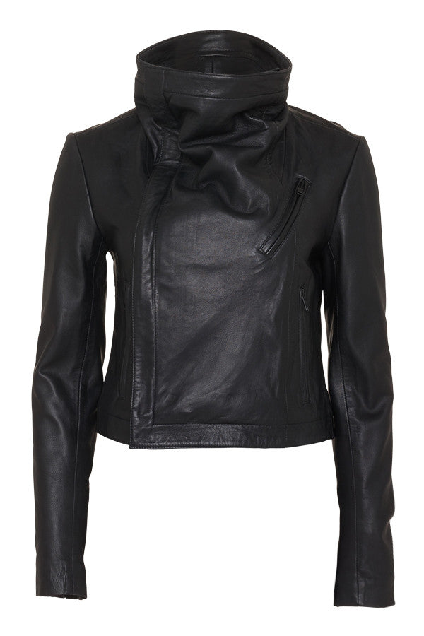 80s Leather Jacket - Matt Black - BEST SELLER - Designer's Choice ...