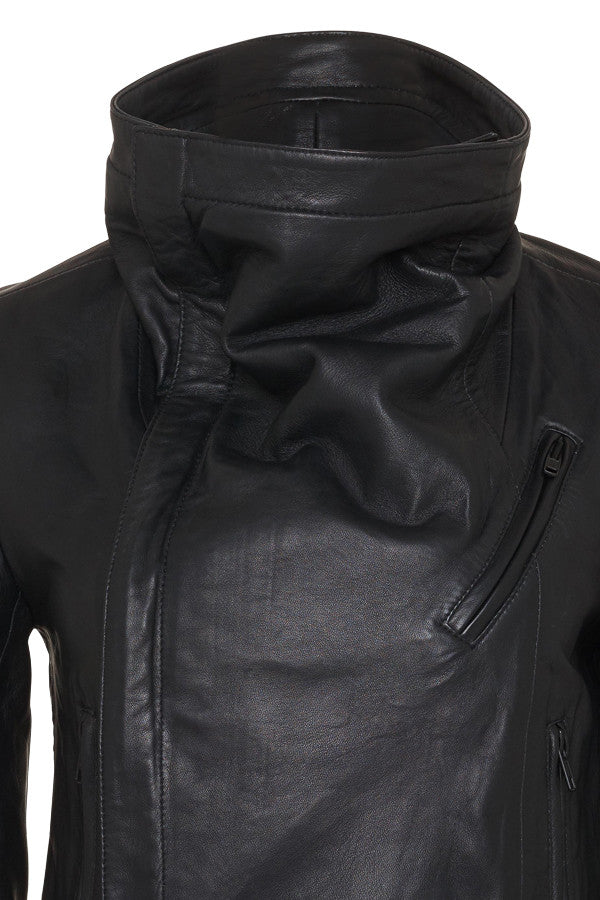 80s Leather Jacket - Matt Black - BEST SELLER - PRE-ORDER