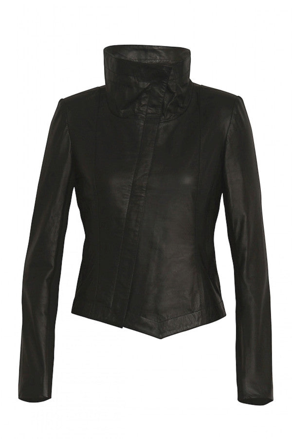 Leather Tumble Jacket - Matt Black - Best Seller - NEW ARRIVAL